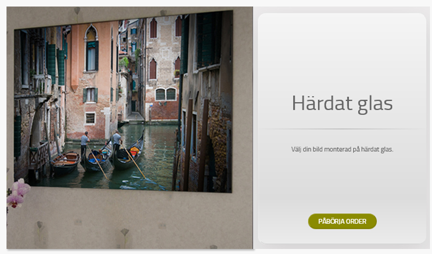 härdatglas-print